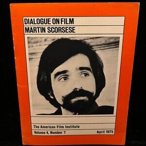 American Film Institute Dialog On Film Martin Scorsese 1975 Magazine Program